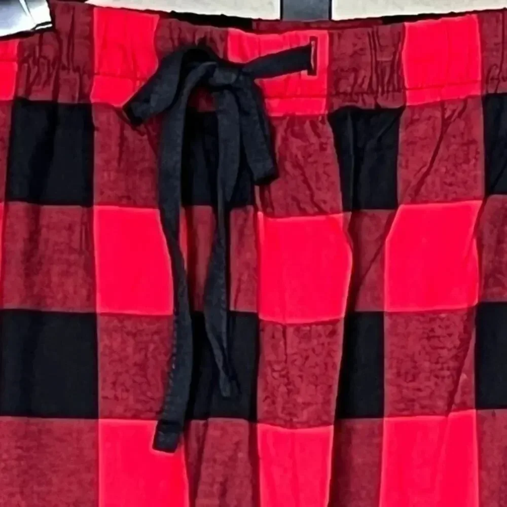 Wondershop Women’s / Unisex -1X Buffalo Check Pajama Set Top & Bottom NEW - Picture 6 of 6
